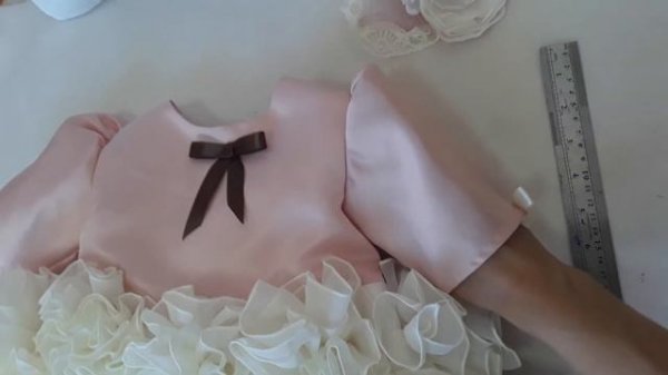 Платье для малышки на годик. Нарядное платье шар. Eli-stor.com