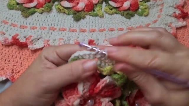 Passo A Passo Tapete Bico Duplo Em Crochê Pt1 #croche #crocheting #passoapasso #artesanato