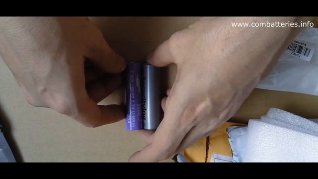 Три аккумулятора 18650. Посылка из Китая. смотреть онлайн