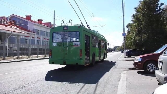 Подольск. Троллейбус №33 идет в парк. 10 сентября 2022 смотреть онлайн