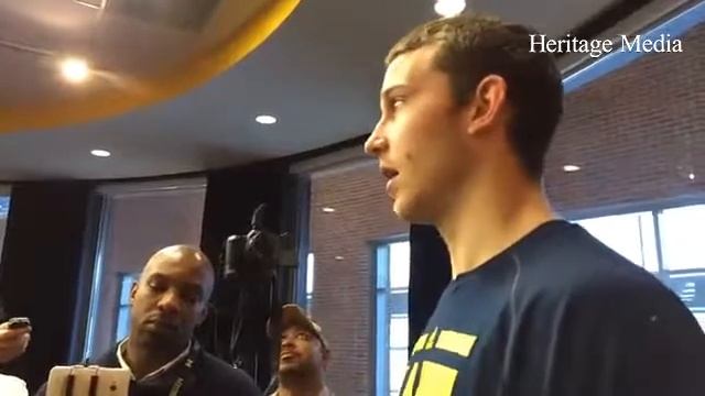 #Michigan's Nik Stauskas talks about the Wolverines' loss to #Arizona смотреть онлайн
