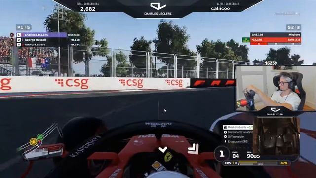 LECLERC BROTHERS FIGHT TILL THE END. FUNNY RACE WITH GEORGE RUSSEL, ALEX ALBON F1 2019. смотреть онлайн