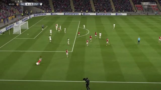 FIFA 15 красивый гол из-за штрафной! смотреть онлайн