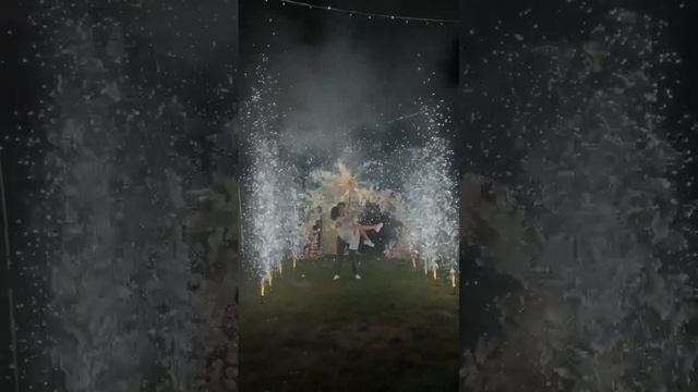 Фейерверк на свадьбу, холодные фонтаны, вертушка цветок , вспышки , 18.08.24 Каньон смотреть онлайн