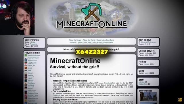 Site de Minecraft que vigiava os Jogadores! Minewatch Daishikawa смотреть онлайн