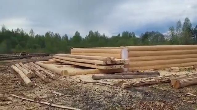 Двухэтажный бревенчатый дом 6×8 метров смотреть онлайн