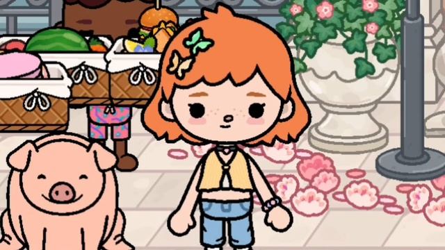 ЭСТЕТИЧНЫЙ ПИКНИК В ПАРКЕ в TocaWorld 🌹💥 || TocaBoca || ТокаБока 🥀