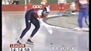 1992 Winter Olympics - Men's 10000 Meter Speed Skating