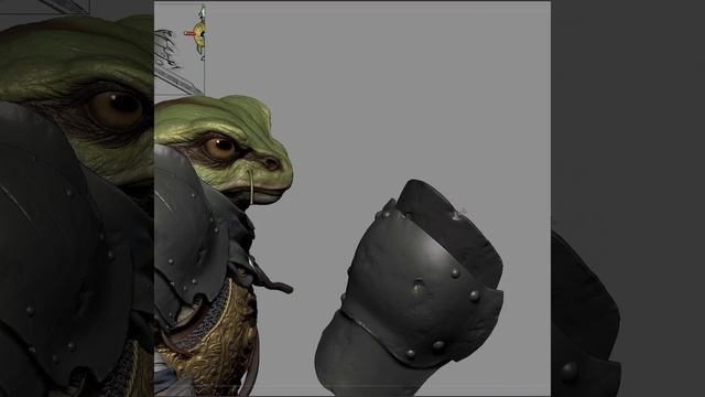Frog Legs Sculpting in Zbrush смотреть онлайн