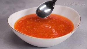 Кисло-сладкий соус чили - рецепт приготовления