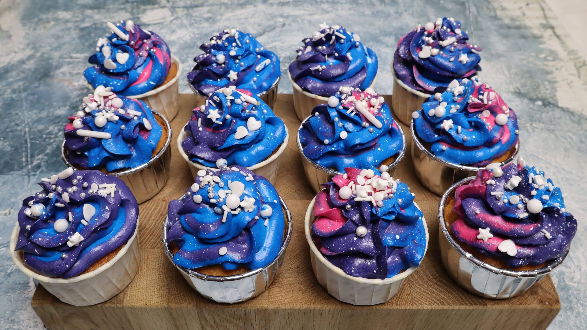 Рецепт - 🌟 Капкейки "Космос"🌟 / Космические капкейки с кремом Чиз смотреть онлайн