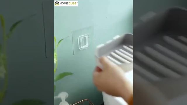 HOME CUBE ABS Plastic Adhesive Sticker Waterproof Kitchen Bathroom Soap Dish Holder Shower Soap Dis смотреть онлайн