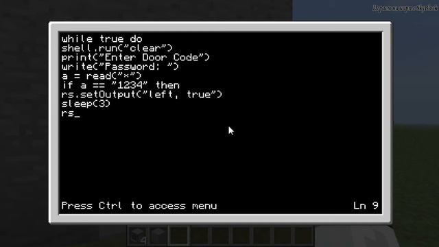 ComputerCraft #1. Дверь с паролем + защита от Ctrl+T смотреть онлайн