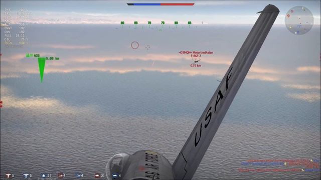 War Thunder I F-86F-2 RB Montage I Through the Cracks смотреть онлайн