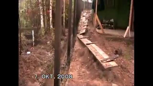 Ход строительства загородного дома. смотреть онлайн