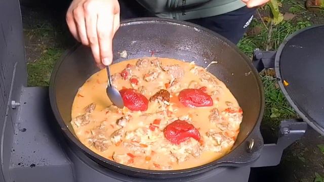 Чашушули из Оленины в Смокере Визувий! #чашушули #грузинскаякухня смотреть онлайн