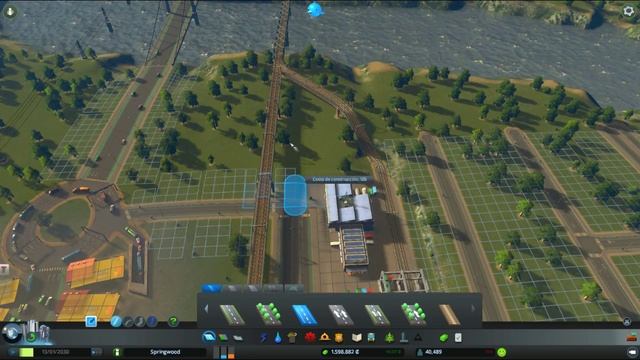 Cities Skylines desde 0 - capítulo 25: Ampliación zona industrrial смотреть онлайн