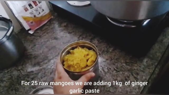 Preparing Avakaya (Mango Pickle) with my grandma ! смотреть онлайн