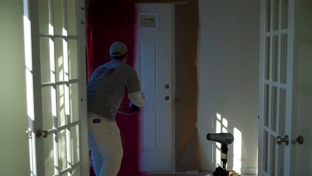 #001 Painting a Door with Graco ProShot Cordless Airless Paint Sprayer смотреть онлайн