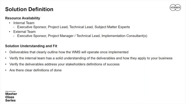Warehouse Technology Trends: Getting your ROI in a WMS Implementation смотреть онлайн