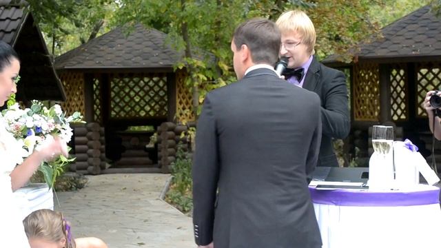 Денис + Яна 19.09.2014 (Выездная церемония бракосочетания) Привал охотника смотреть онлайн