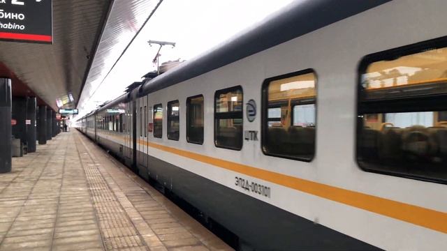 ЭП2Д-0031 и ЭП2Д-0028 ЦППК Перекраска Наше Подмосковье На станции Курьяново смотреть онлайн