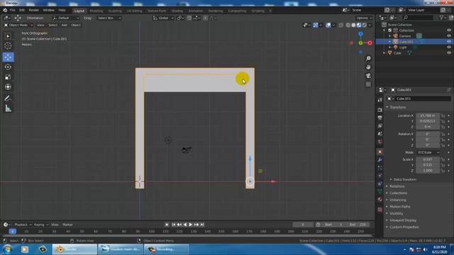 Tutorial on Modeling a main Door in Blender. ( Part 1) смотреть онлайн