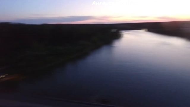 Ангарск с высоты птичьего полета (Мост Старая Ясачная) смотреть онлайн
