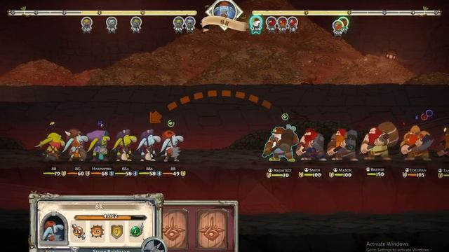 Goblin Stone:2 Dwarven Depths - Boss team! смотреть онлайн