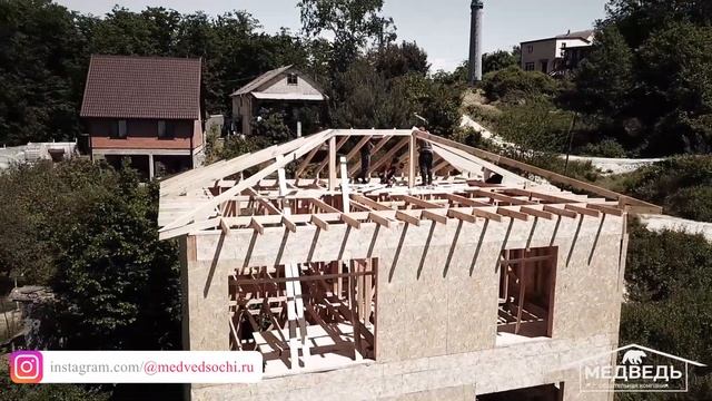 Строительная компания Медведь. Поэтапное строительство.Золотой Гребешок смотреть онлайн
