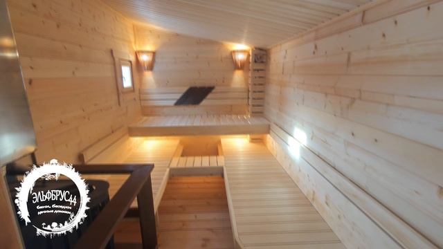 Готовая мобильная баня с большой парной по пожеланиям заказчика. Под ключ. Из бруса камерной сушки смотреть онлайн