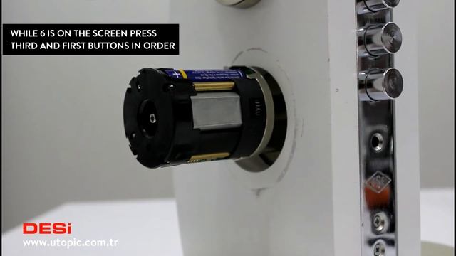 DESi Smart Lock Utopic 2 - How to train user remote controller via master remote controller смотреть онлайн