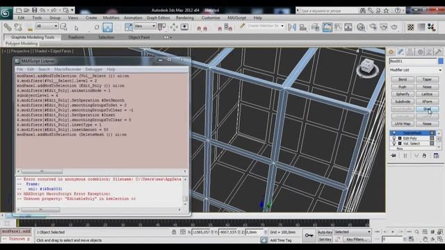 Быстрое создание импостов в 3ds max c помощью maxscript смотреть онлайн