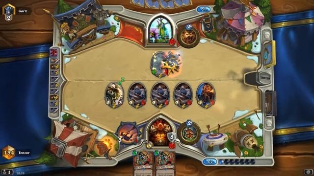 Hearthstone. Играем патрон-воином в топ 100 легенды. Часть 2. смотреть онлайн