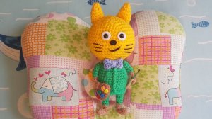 МК Кот Изюм, как в мультике Три кота крючком