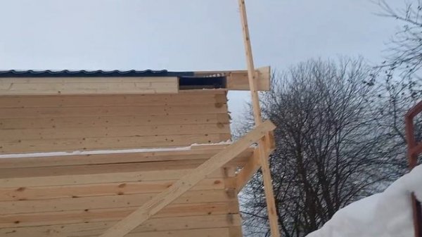 Дом баня 1.5 этажа