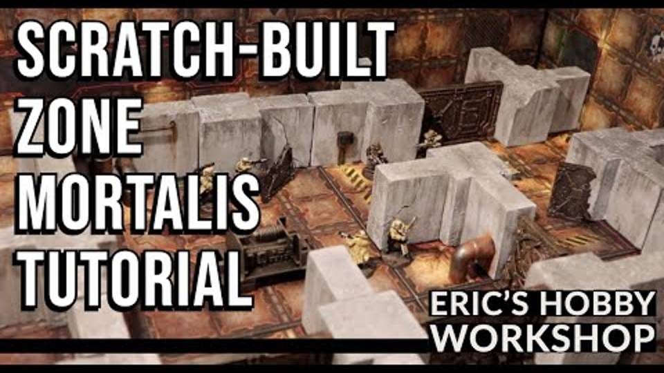 Scratch-built Zone Mortalis Walls - Terrain Tutorial for Necromunda, Warhammer 40k смотреть онлайн