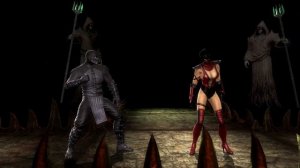 Mortal Kombat 9 Fatalities on Skarlet (Alternative Mod Costume)