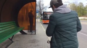 МАЗ-203 в оранжевой раскраске(Калининград)