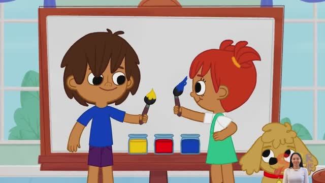 Цвета на английском Colours смотреть онлайн