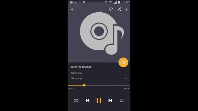 Pulsar Music Player (by Rhythm Software) - audio player for android. смотреть онлайн