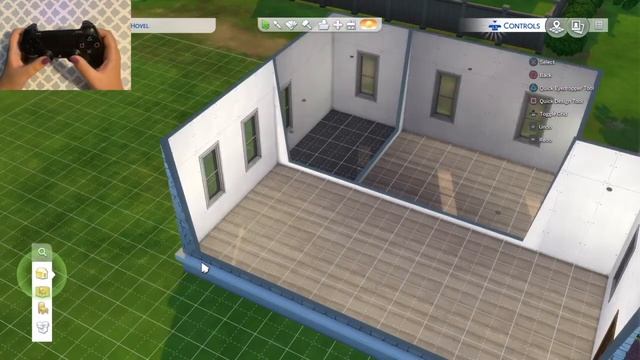 How to build a house in The Sims 4 on PS4 console смотреть онлайн