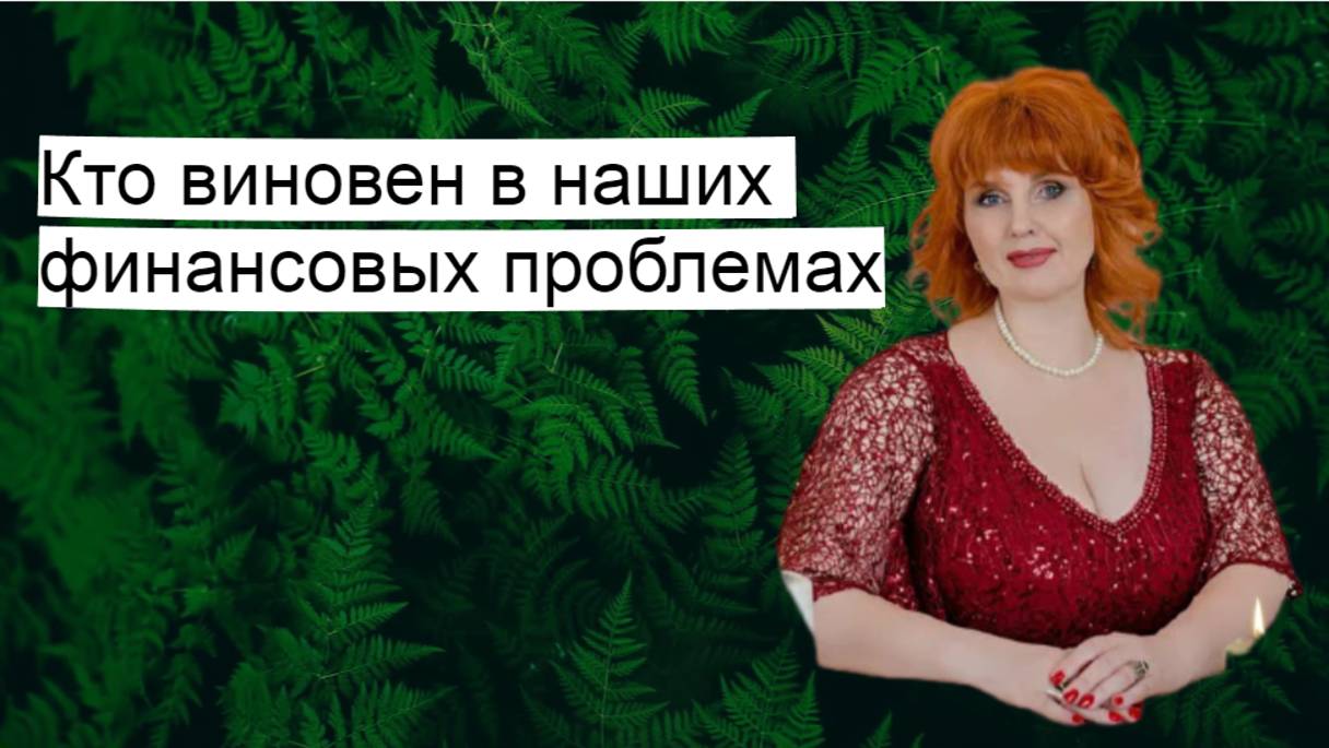 Кто виновен в наших финансовых проблемах