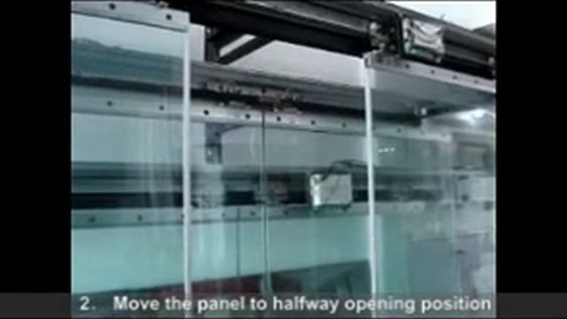 High quality ES200 automatic sliding door learning cycle. смотреть онлайн