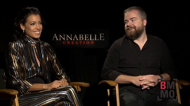 Stephanie Sigman & David Sandberg Interview - Annabelle: Creation смотреть онлайн