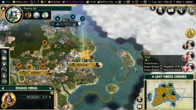 Let's Play Civilization 5 Crossroads of the World Epilogue 1(Mods) [Kazan under Möxämmädämin] смотреть онлайн