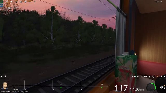Trainz19. №9 Саратов-Москва. Участок: Мичуринск-Уральский-Раненбург.