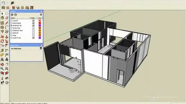 Tips & Trik Google Sketchup - 17. door window смотреть онлайн