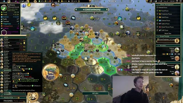 No Gold, No Happiness, Double War - Civ 5 VP Byzantium Part 2 смотреть онлайн