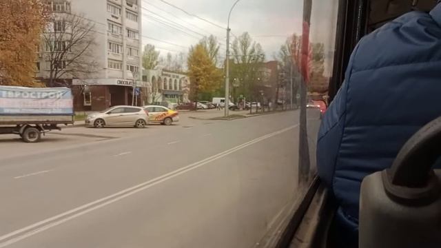 Вологда ЗиУ 682ГМ1 (с широкой передней дверью) б/н 344 маршрут 4 (25.10.2022) смотреть онлайн